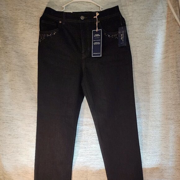 Charter Club NWT Jeans size 6 Dark Wash - Picture 3 of 7